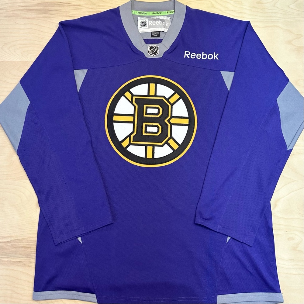 2014 Boston Bruins Purple Practice Jersey
